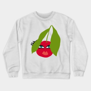 Cute Funky Cherry Pop Art Crewneck Sweatshirt